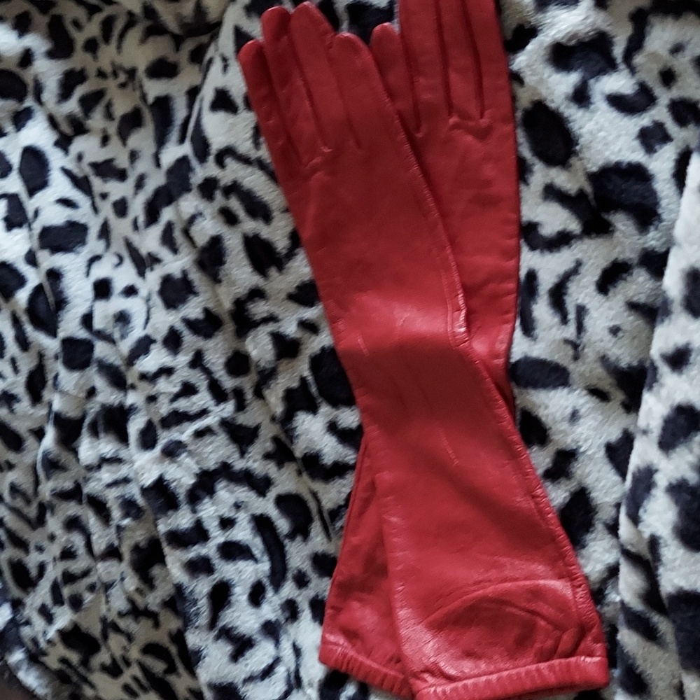 Red 100% Leather